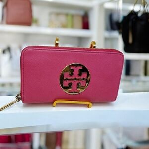 Tory Burch Pink Continental Wallet